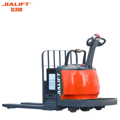 คุณภาพ  3 Ton Stand-On Electric Pallet Truck Rated Traction Lift Height 233mm โรงงาน