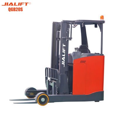 คุณภาพ  11kw Electric Stacker Forklift 1300kg Standing On 1300kg Lifting Height 4.5m โรงงาน